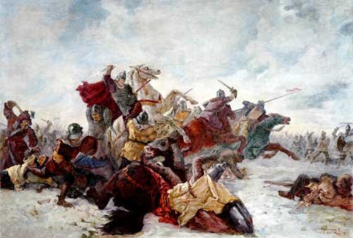 Н.Куликов. "Ледовое побоище".