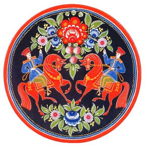 Панно "Всадники".