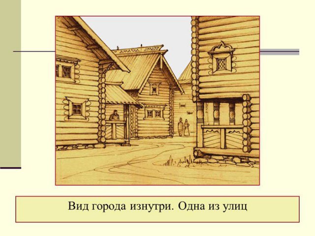 Вид города изнутри. Одна из улиц.