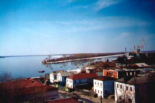 Вид на Волгу.