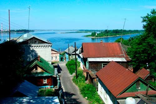 Вид Малого Кировского съезда с "Горбатого мостика".
