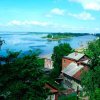 Вид на волгу с набережной.